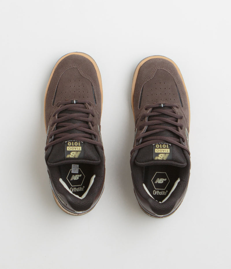 New Balance Numeric 1010 Tiago Lemos Shoes in Brown and Gum