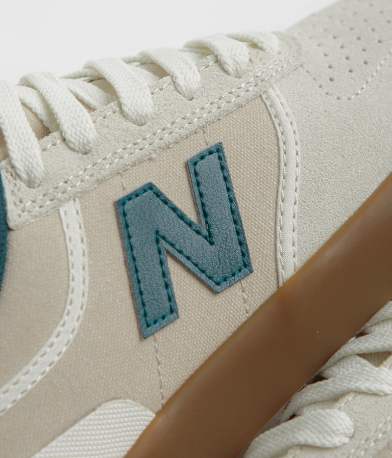 New Balance Numeric 272 Shoes in Sea Salt and Teal