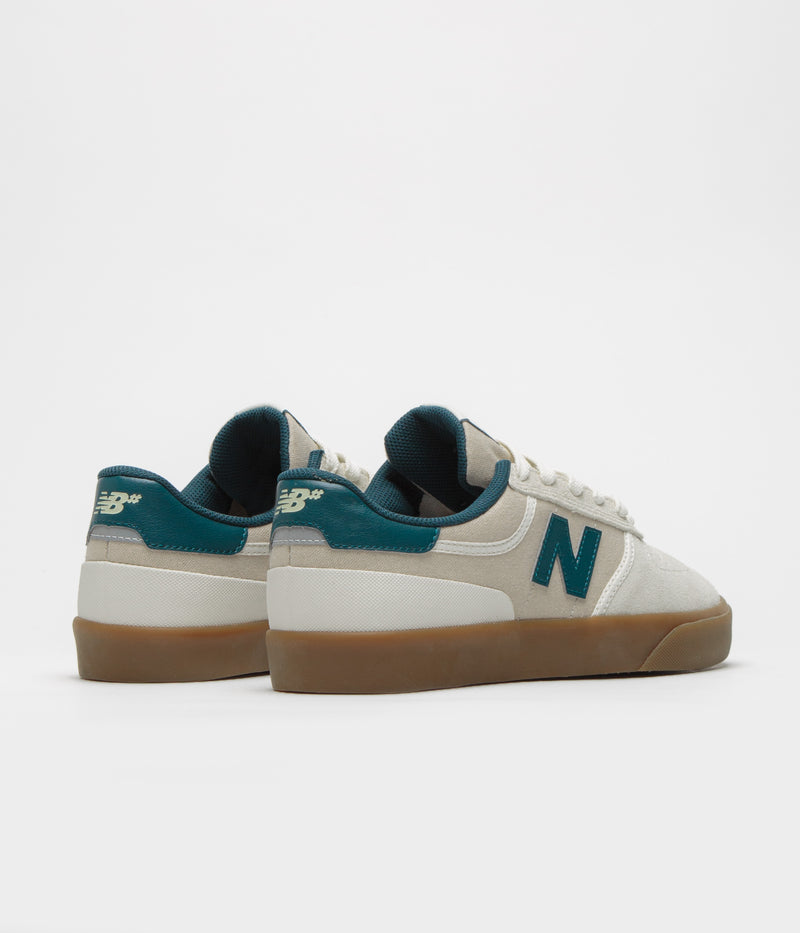 New Balance Numeric 272 Shoes in Sea Salt and Teal