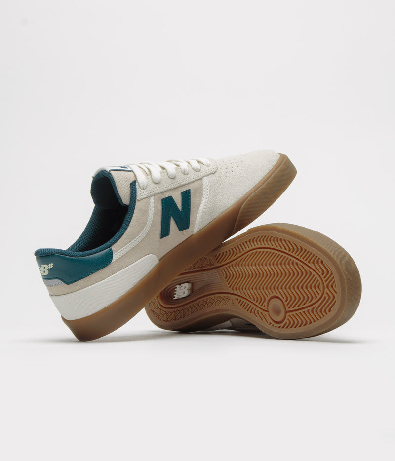 New Balance Numeric 272 Shoes in Sea Salt and Teal