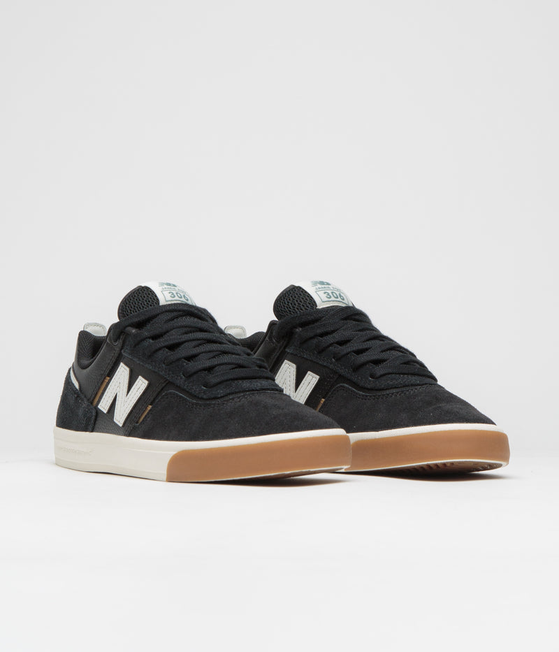 New Balance Numeric 306 Jamie Foy Shoes in Black and White / Black / White