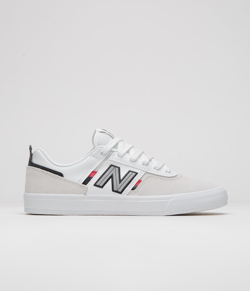 New Balance Numeric 306 Jamie Foy Shoes in Light Grey and White