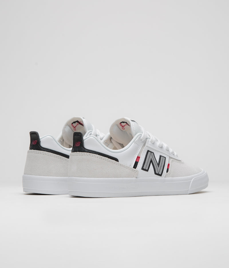 New Balance Numeric 306 Jamie Foy Shoes in Light Grey and White