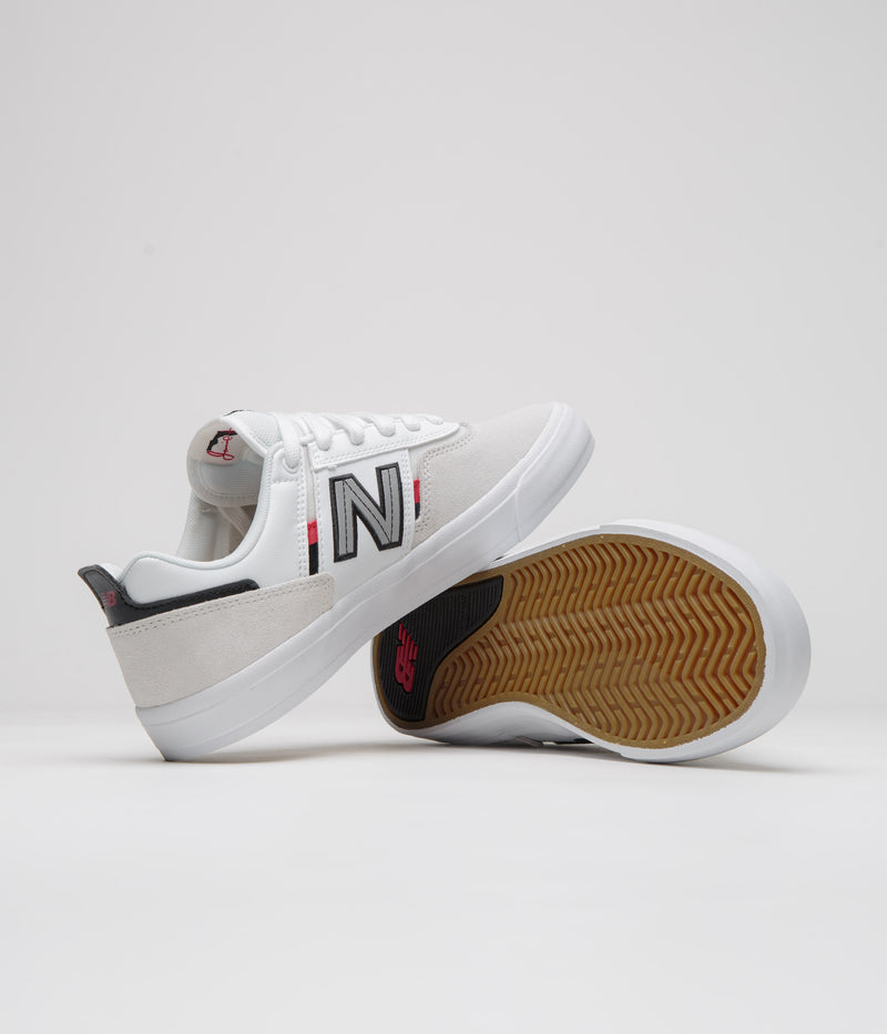 New Balance Numeric 306 Jamie Foy Shoes in Light Grey and White