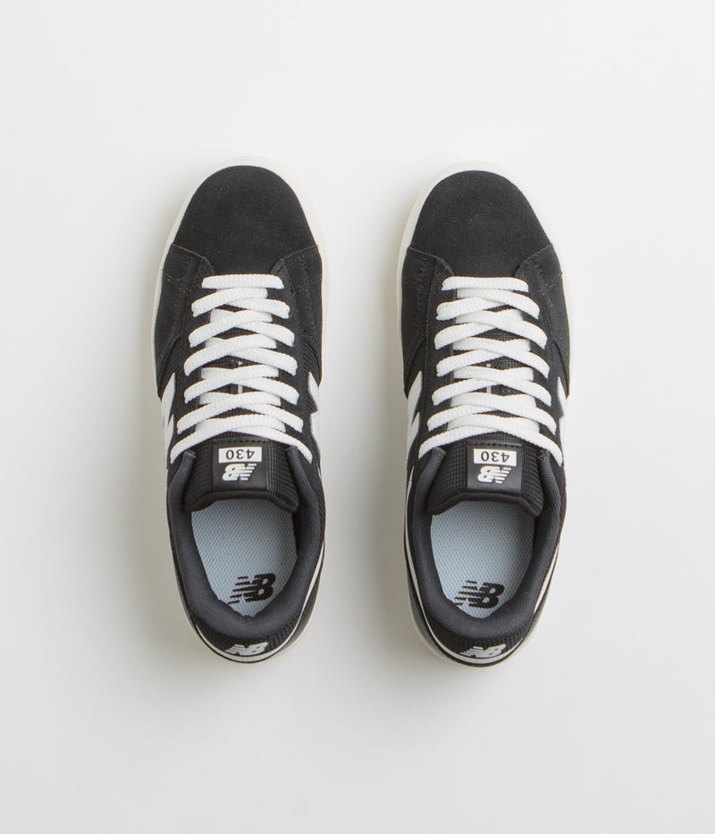 New Balance Numeric 430 Shoes in Black and White