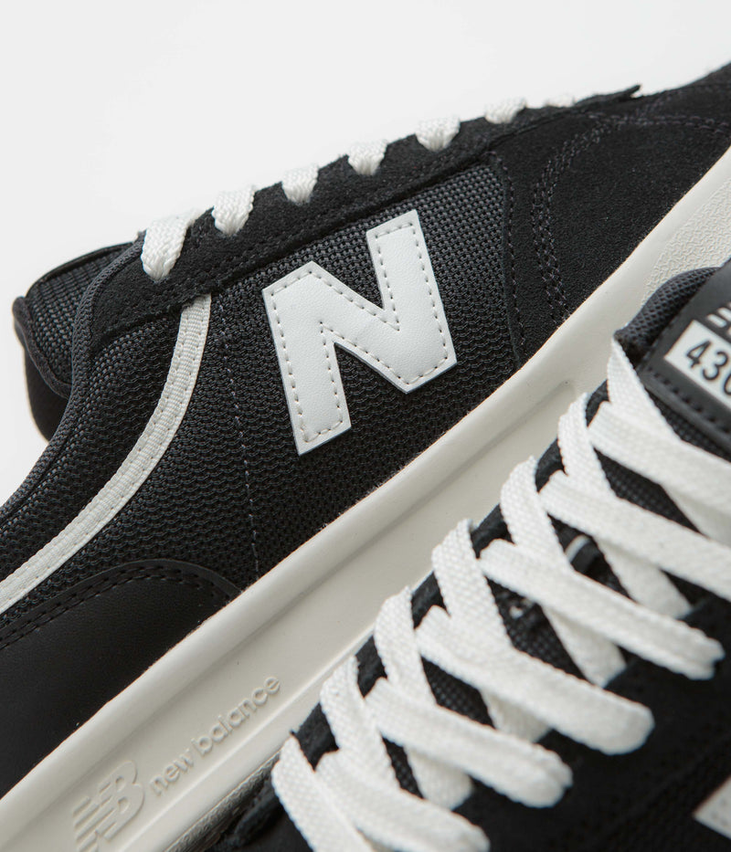 New Balance Numeric 430 Shoes in Black and White