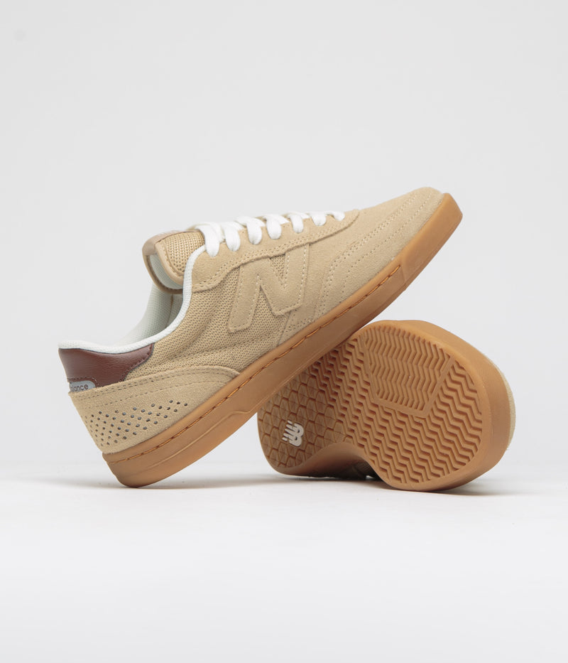 New Balance Numeric 440 V2 Shoes in Tan and Gum