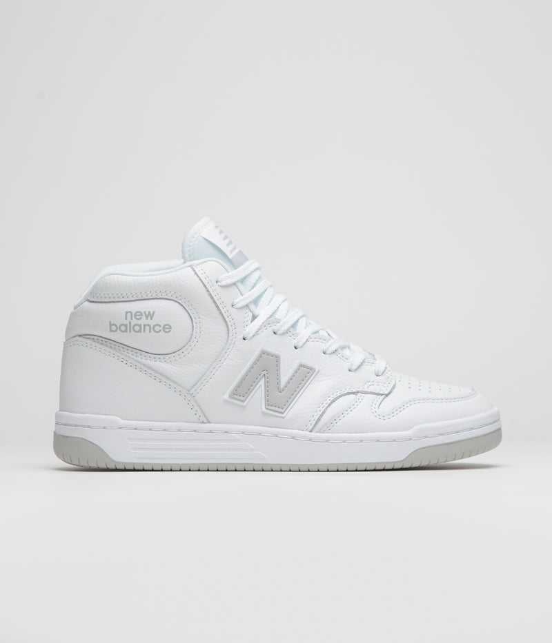 New Balance Numeric 480 Hi Shoes in White and Grey