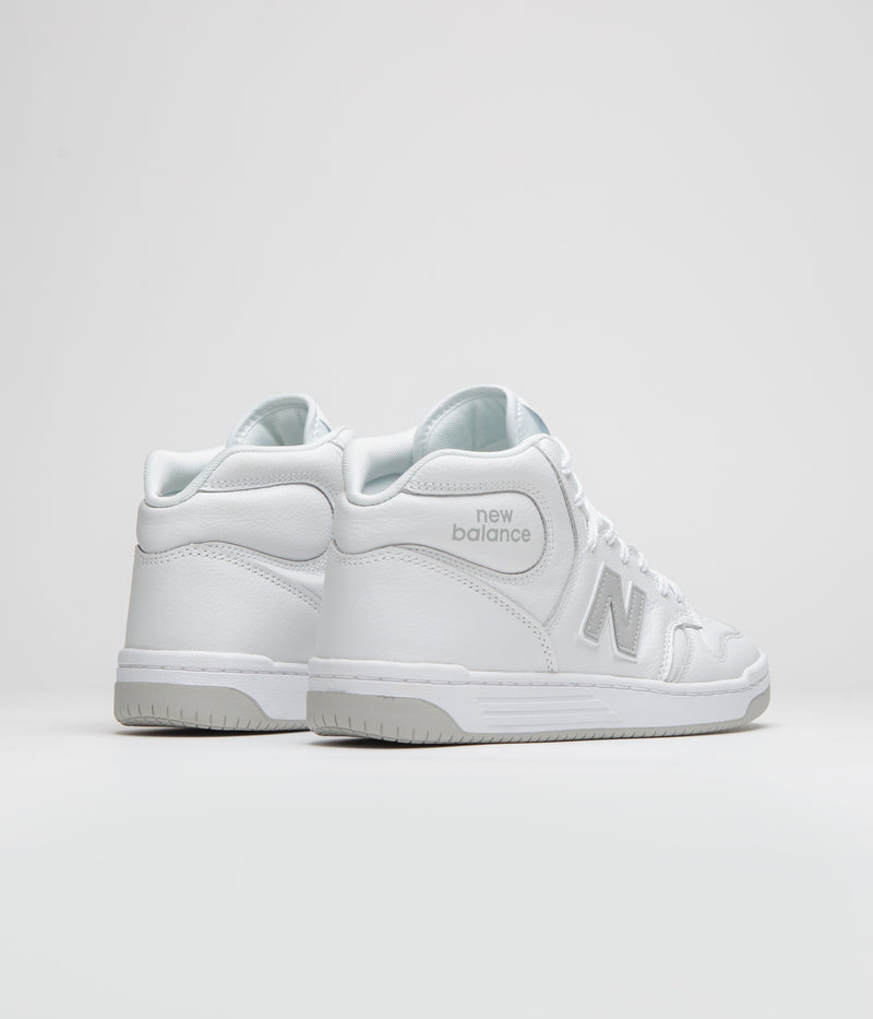 New Balance Numeric 480 Hi Shoes in White and Grey