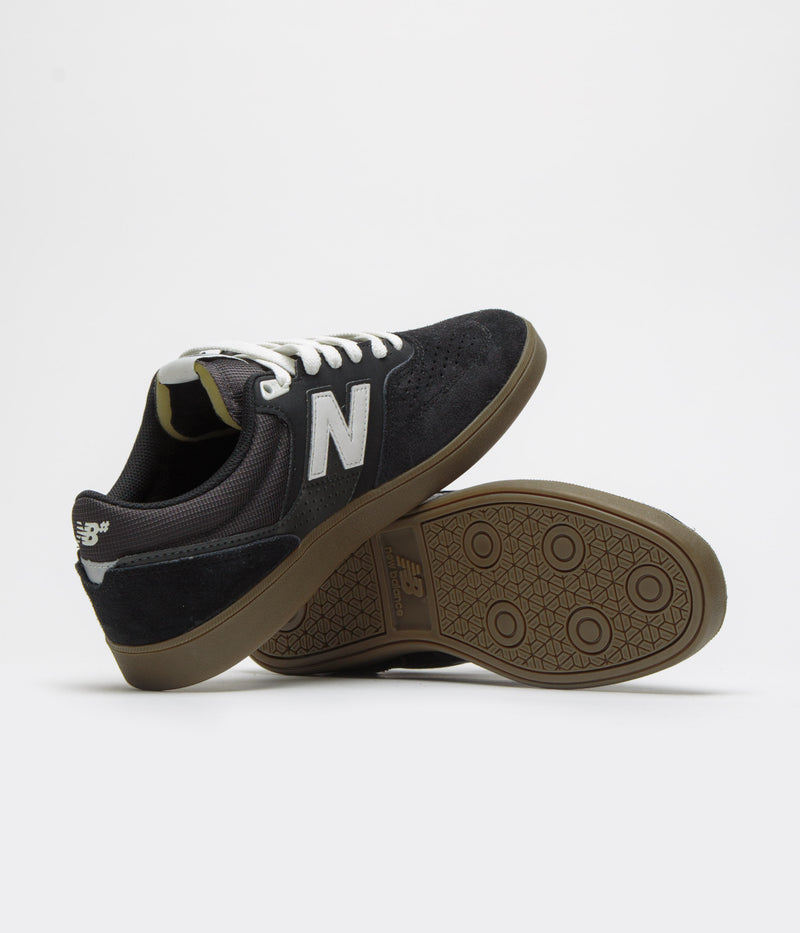 New Balance Numeric 508 Brandon Westgate Shoes in Black and Gum / White