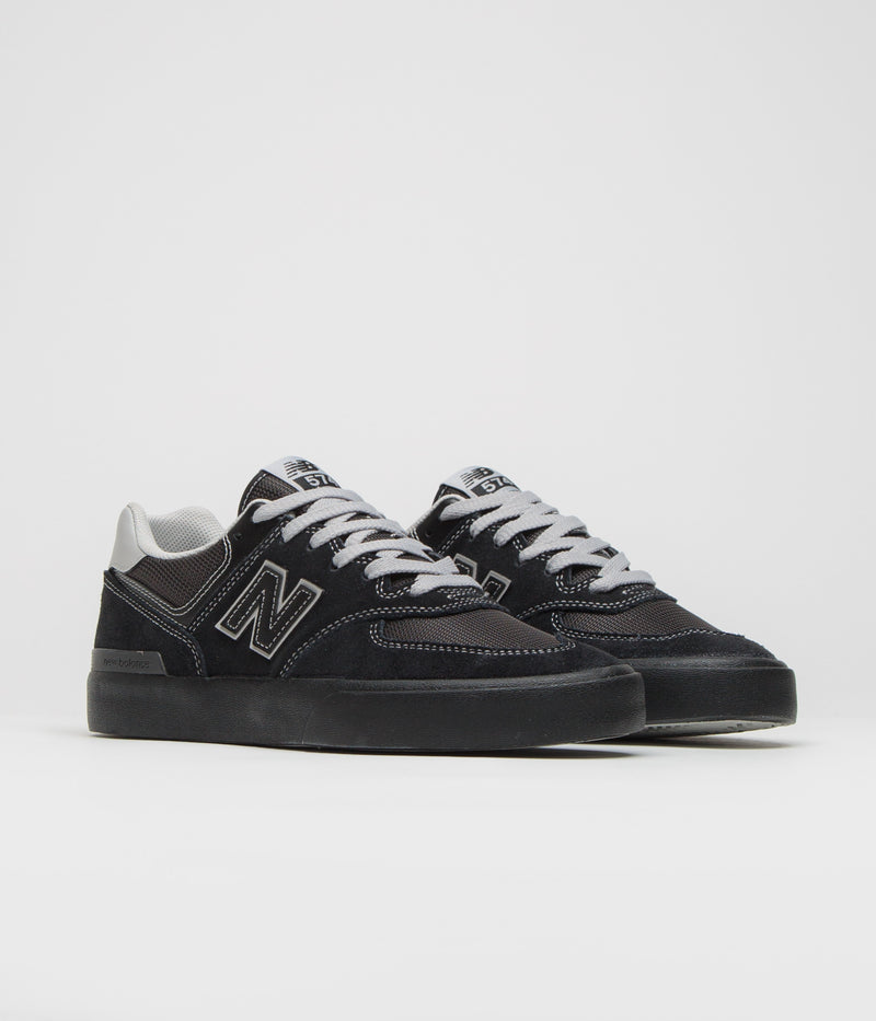 New Balance Numeric 574 Shoes in Black