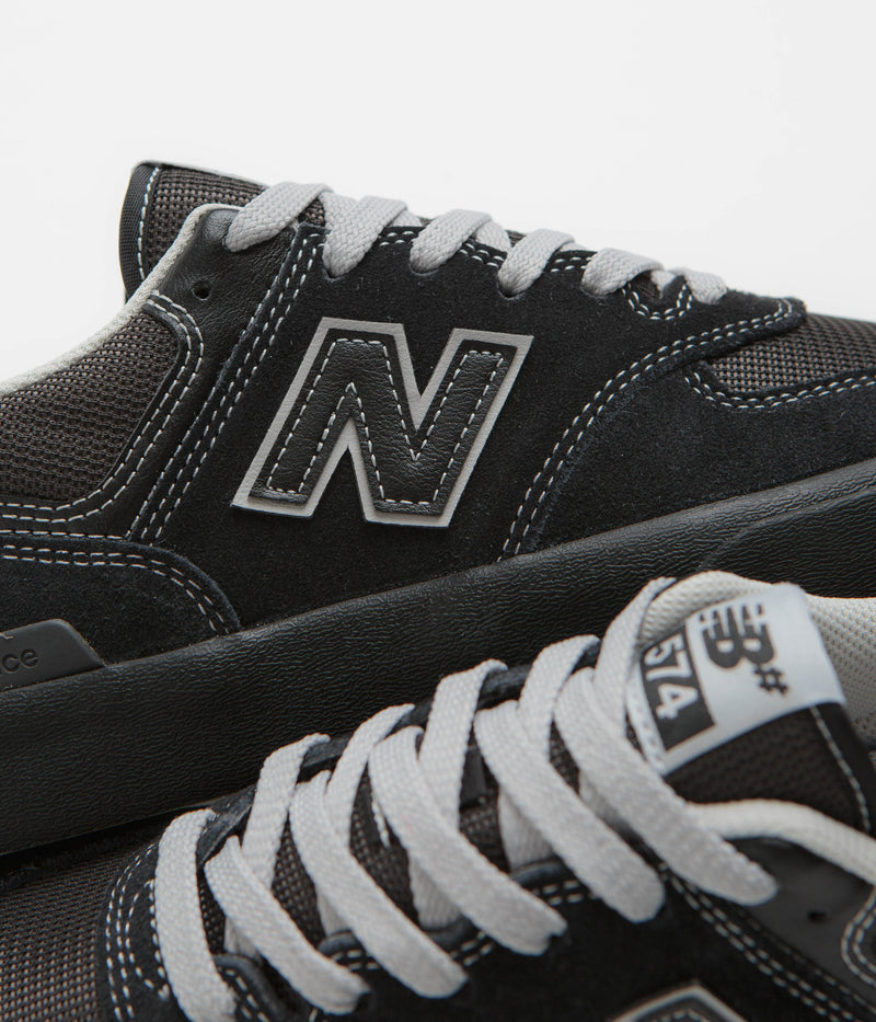 New Balance Numeric 574 Shoes in Black
