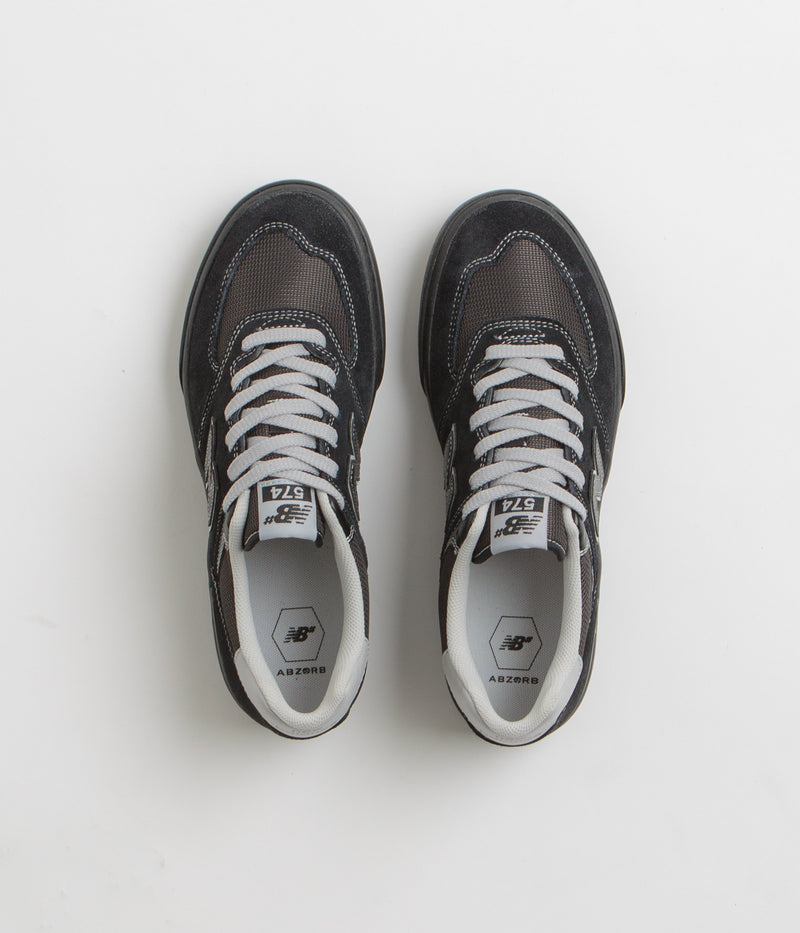 New Balance Numeric 574 Shoes in Black