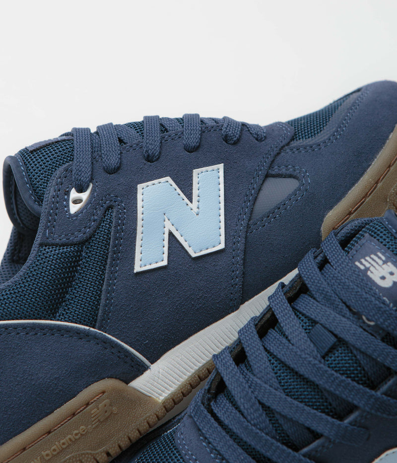 New Balance Numeric 600 Tom Knox Shoes in Navy and Gum
