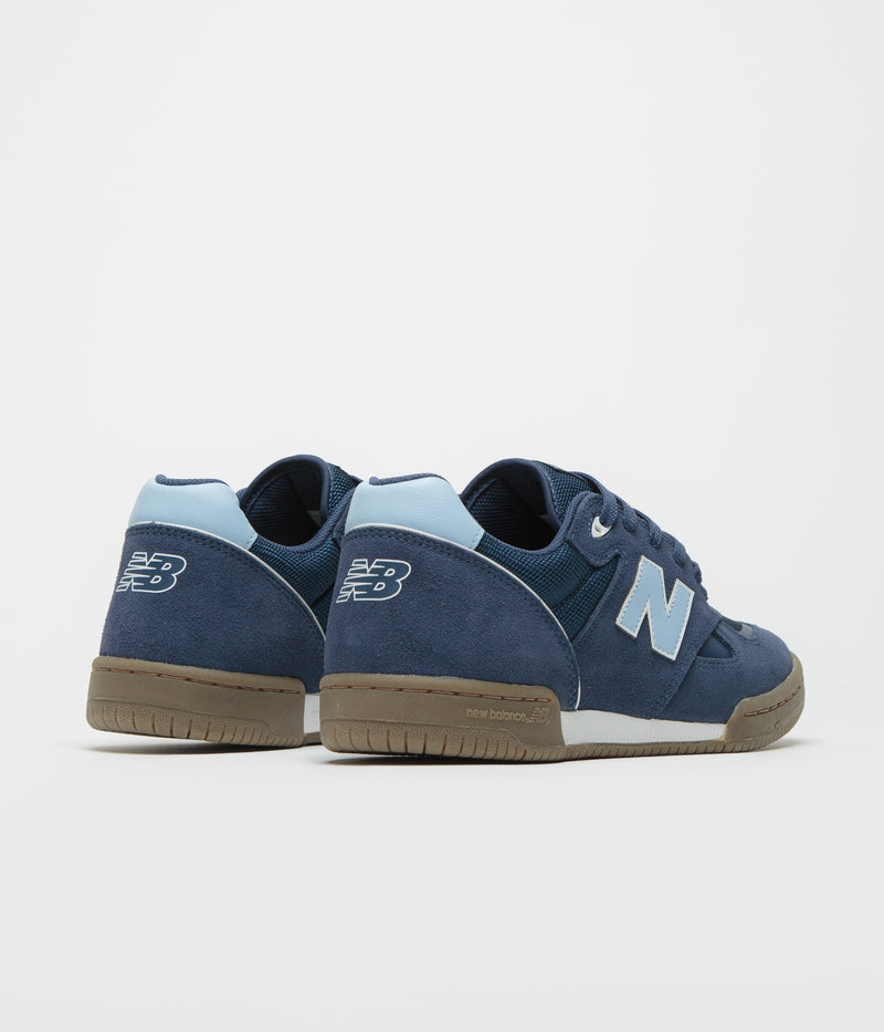 New Balance Numeric 600 Tom Knox Shoes in Navy and Gum
