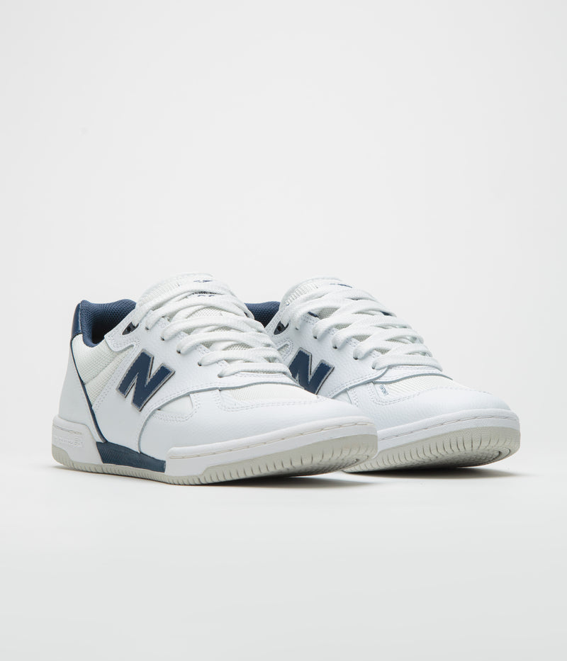 New Balance Numeric 600 Tom Knox Shoes in White and Navy