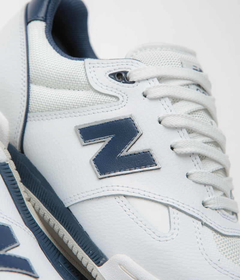 New Balance Numeric 600 Tom Knox Shoes in White and Navy