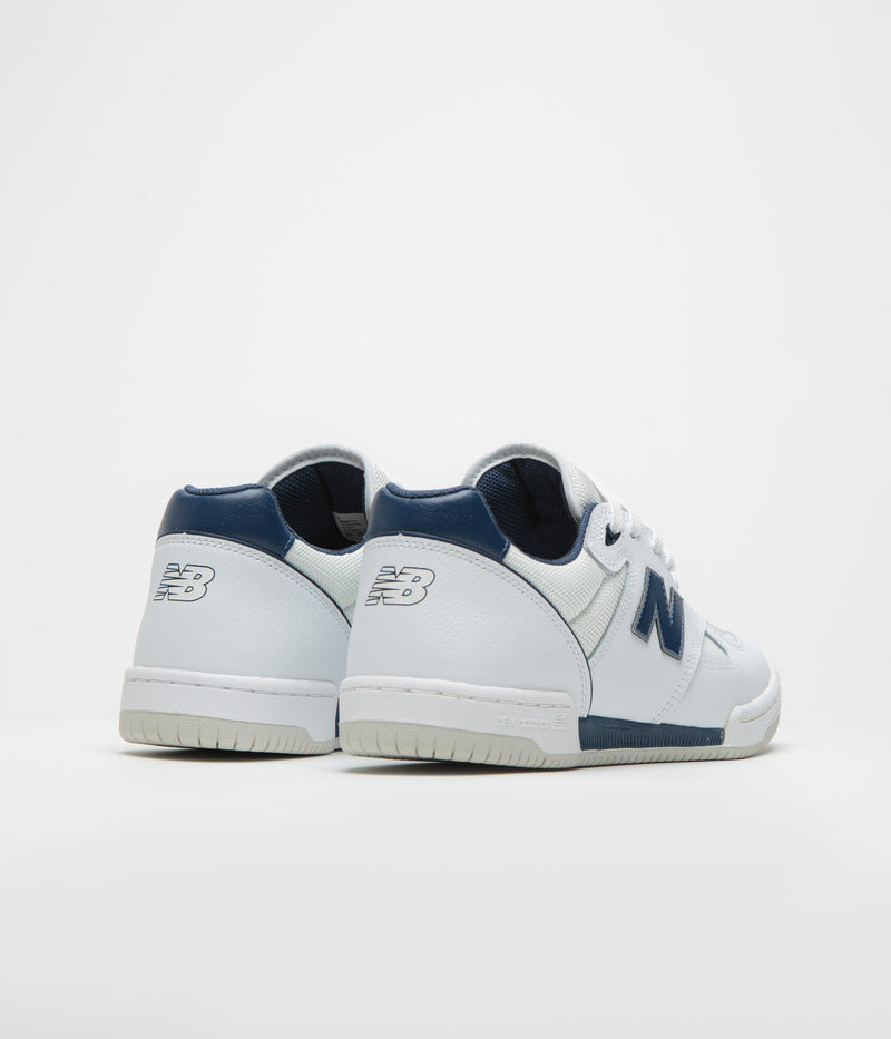 New Balance Numeric 600 Tom Knox Shoes in White and Navy