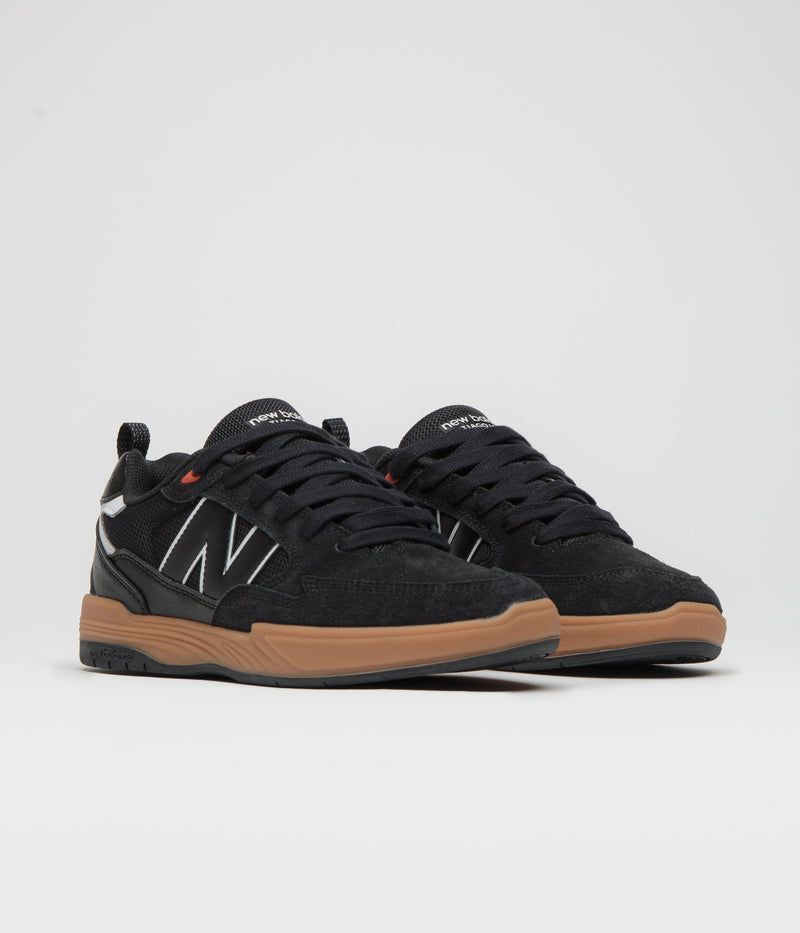 New Balance Numeric 808 Lite Tiago Lemos Shoes in Black, Gum and White