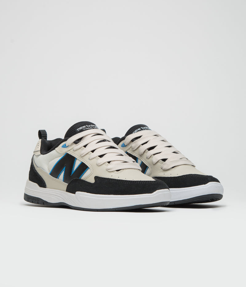 New Balance Numeric 808 Lite Tiago Lemos Shoes in Sea Salt and Black
