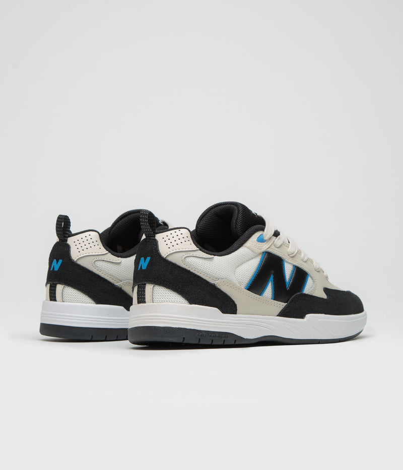 New Balance Numeric 808 Lite Tiago Lemos Shoes in Sea Salt and Black