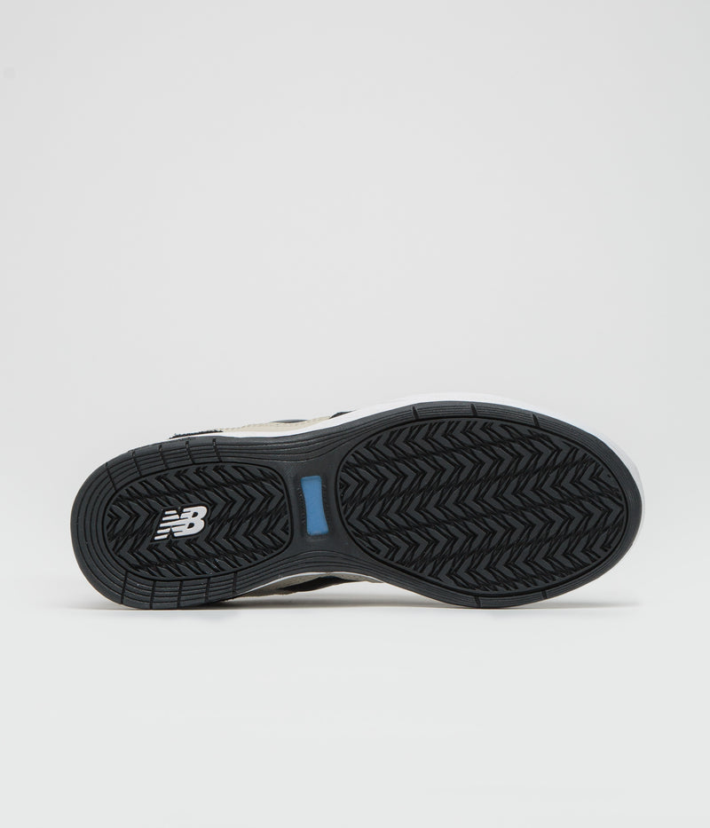 New Balance Numeric 808 Lite Tiago Lemos Shoes in Sea Salt and Black