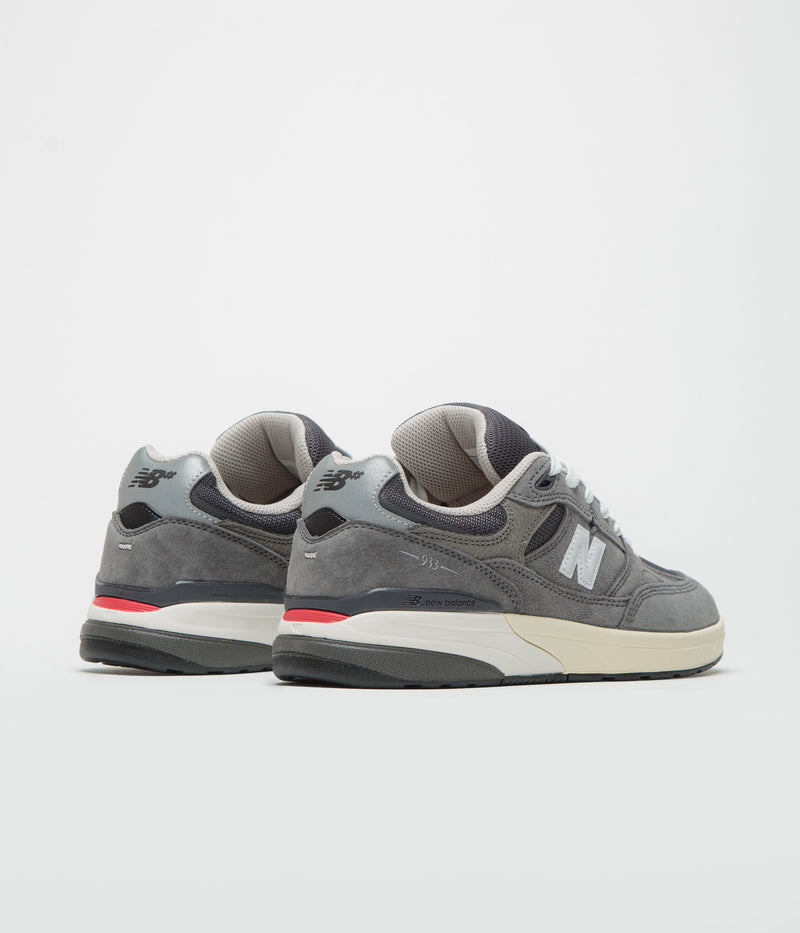 New Balance Numeric 933 Andrew Reynolds Shoes in Grey and White