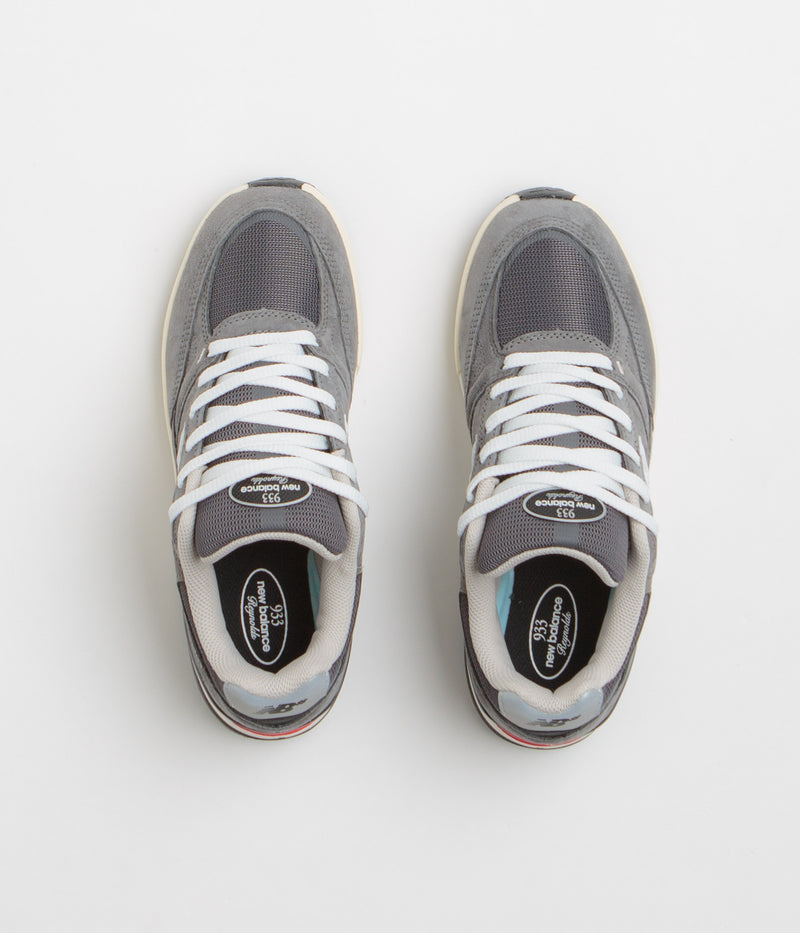 New Balance Numeric 933 Andrew Reynolds Shoes in Grey and White