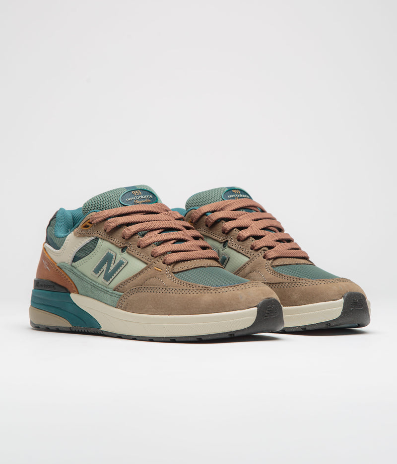 New Balance Numeric 933 Andrew Reynolds Shoes in Mushroom
