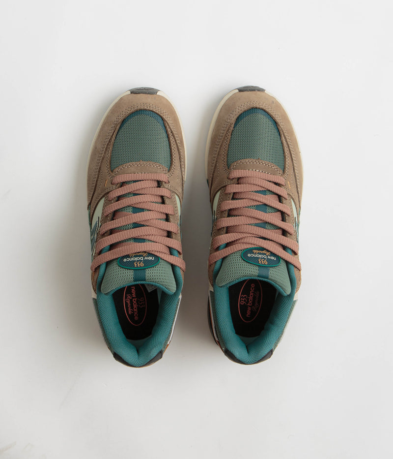 New Balance Numeric 933 Andrew Reynolds Shoes in Mushroom