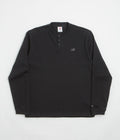 New Balance Numeric Henley Long Sleeve T-Shirt in Black
