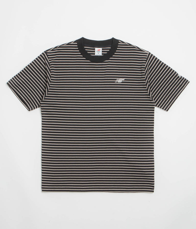 New Balance Numeric Stripe T-Shirt in Black
