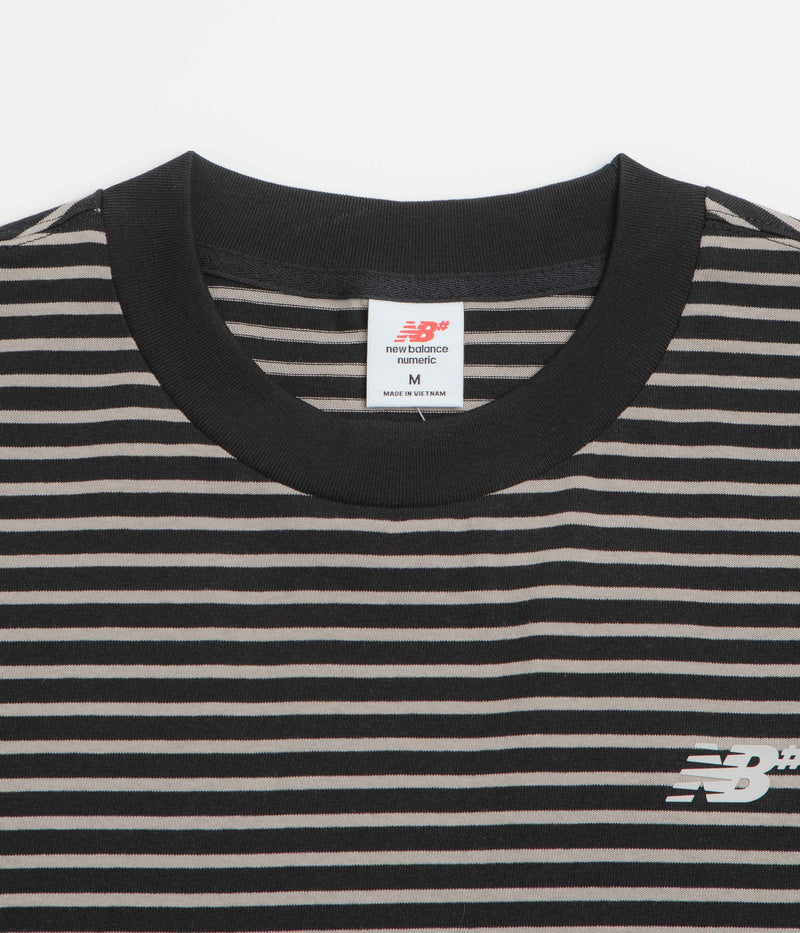 New Balance Numeric Stripe T-Shirt in Black