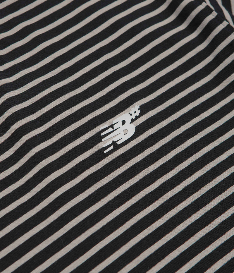 New Balance Numeric Stripe T-Shirt in Black