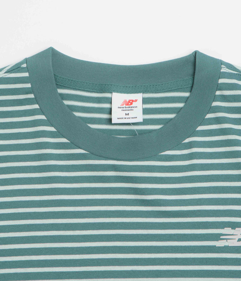 New Balance Numeric Stripe T-Shirt in New Spruce