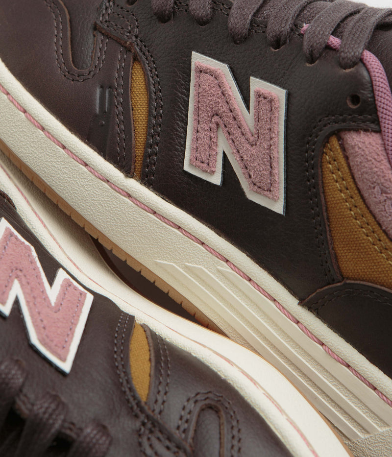 New Balance Numeric x 303 Boards 480 Shoes in Brown and Pink