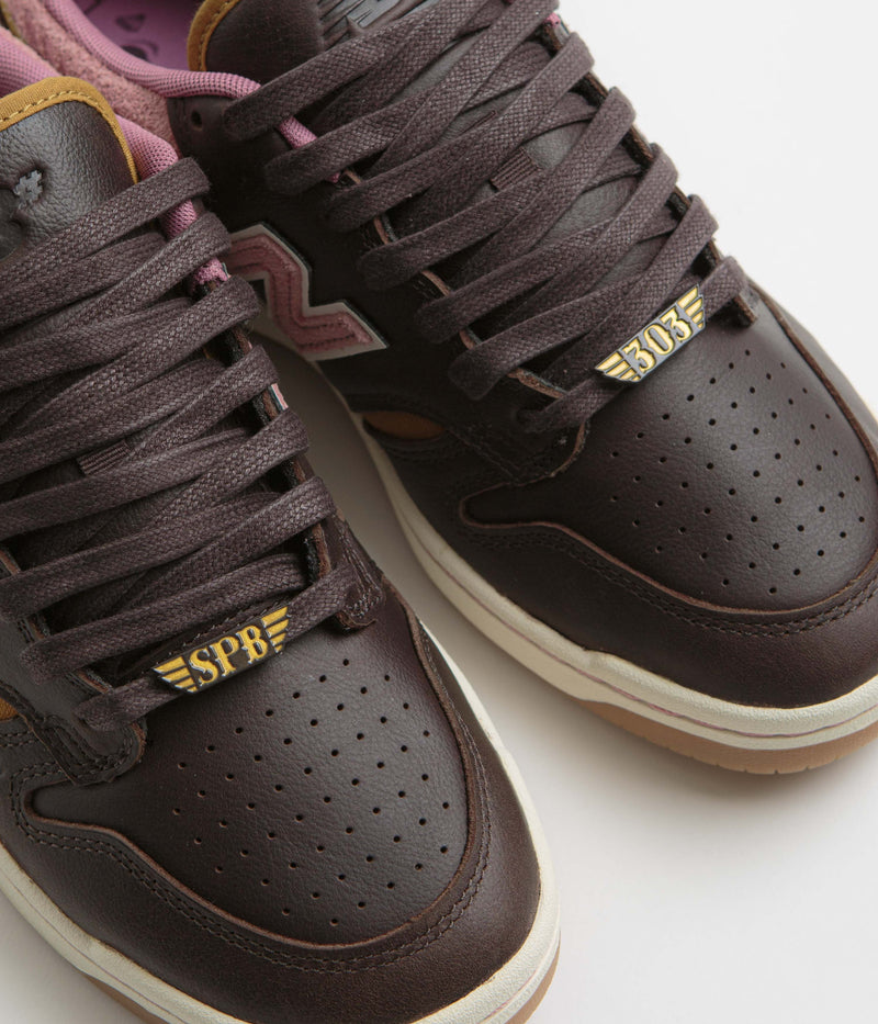 New Balance Numeric x 303 Boards 480 Shoes in Brown and Pink