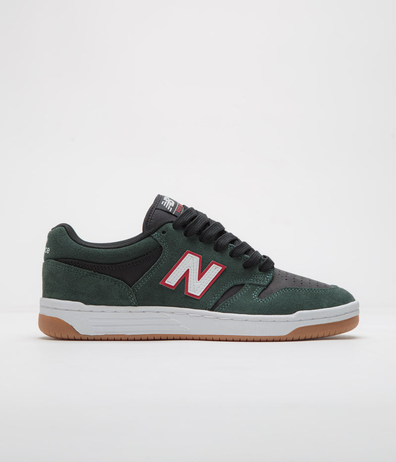 New Balance Numeric x Jamie Foy 480 Shoes in Forest Green