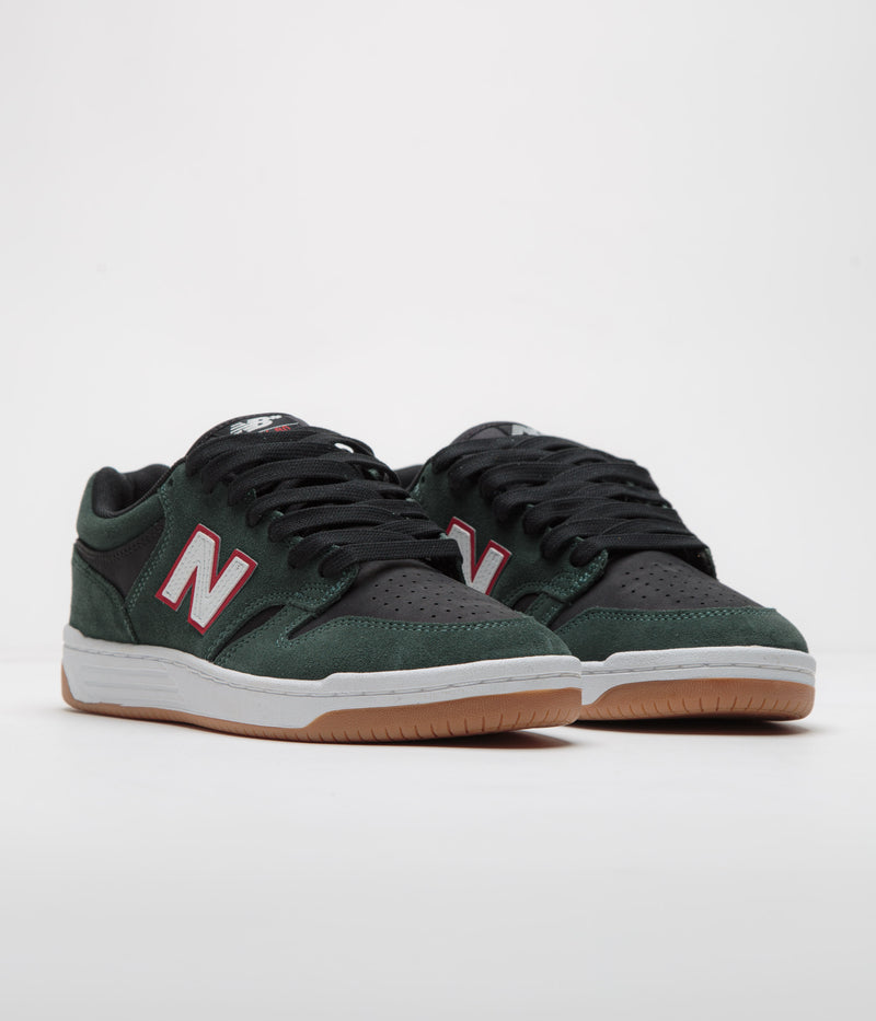 New Balance Numeric x Jamie Foy 480 Shoes in Forest Green