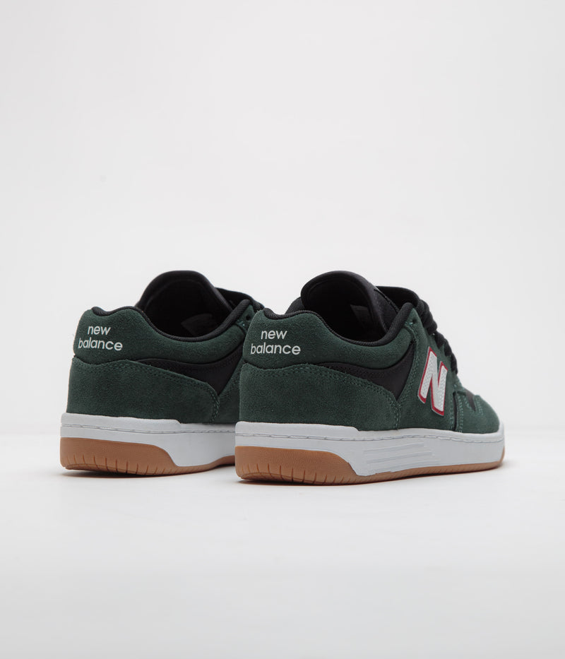 New Balance Numeric x Jamie Foy 480 Shoes in Forest Green