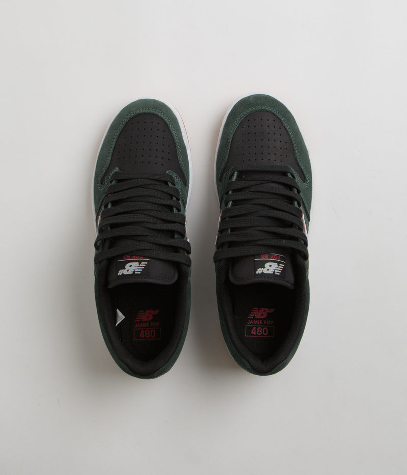 New Balance Numeric x Jamie Foy 480 Shoes in Forest Green