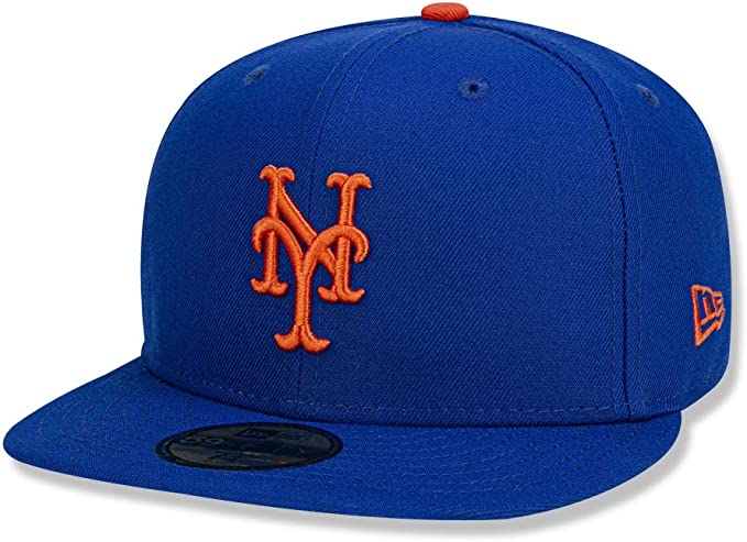 Front View of the New York Mets Authentic Collection 59FIFTY Fitted