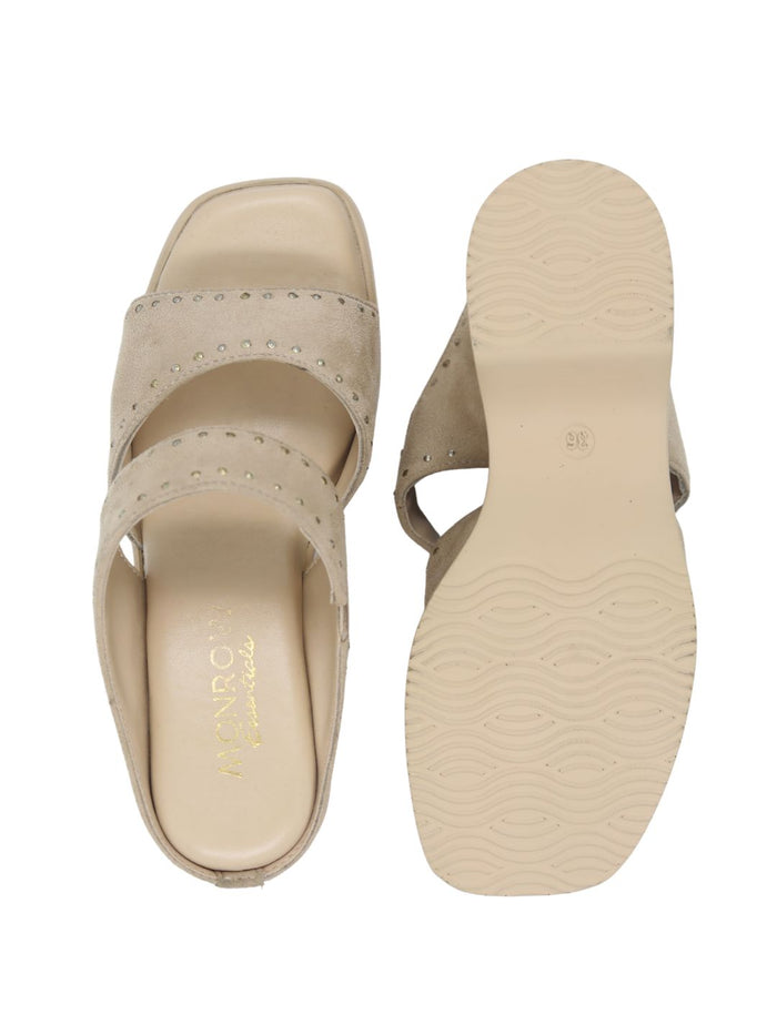 Nia Cream Wedge Heels