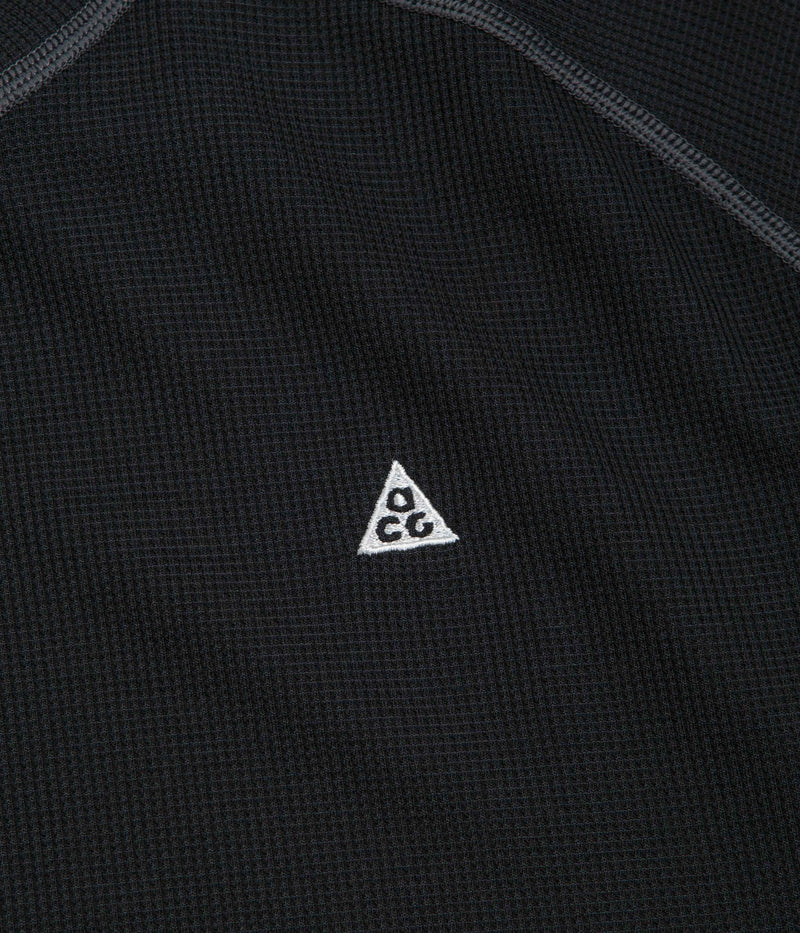 Nike ACG Chinati Long Sleeve T-Shirt in Black and Anthracite / Summit White