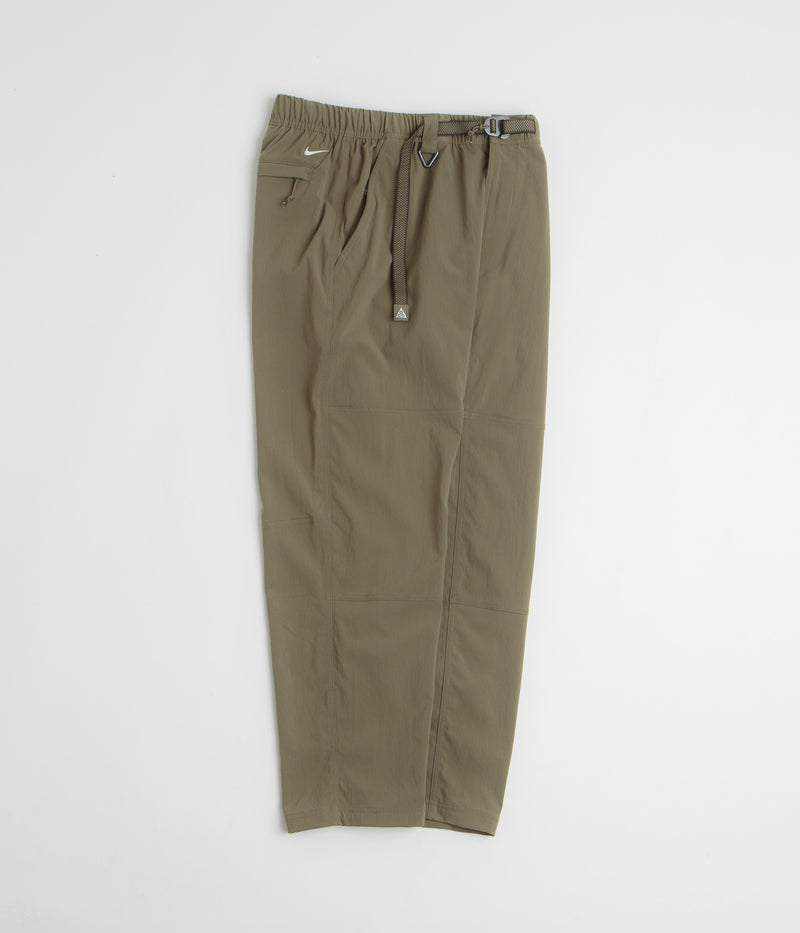Nike ACG Hiking Pants in Medium Olive and Sequoia / Summit White