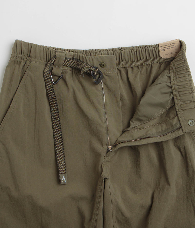 Nike ACG Hiking Pants in Medium Olive and Sequoia / Summit White