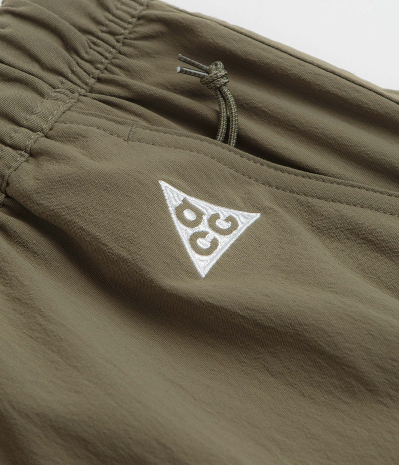 Nike ACG Hiking Pants in Medium Olive and Sequoia / Summit White