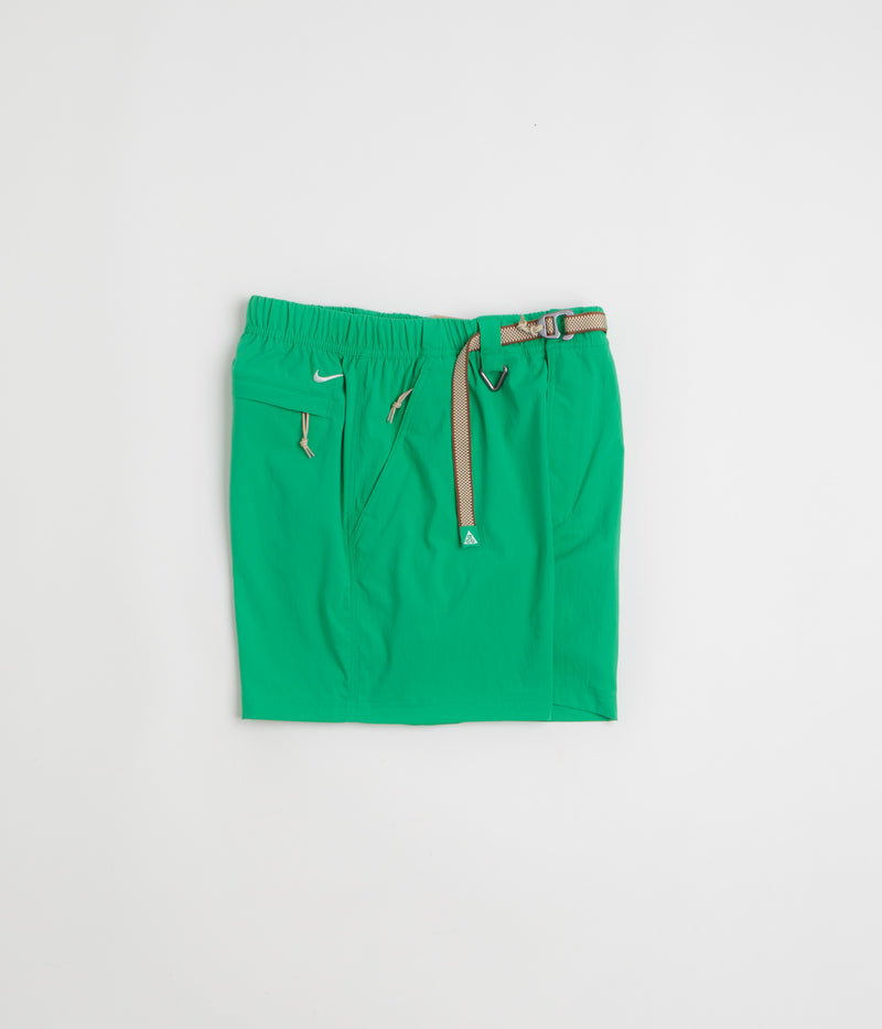 Nike ACG Hiking Shorts in Stadium Green and Summit White