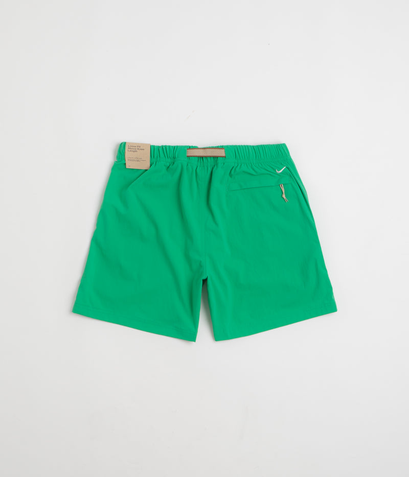 Nike ACG Hiking Shorts in Stadium Green and Summit White