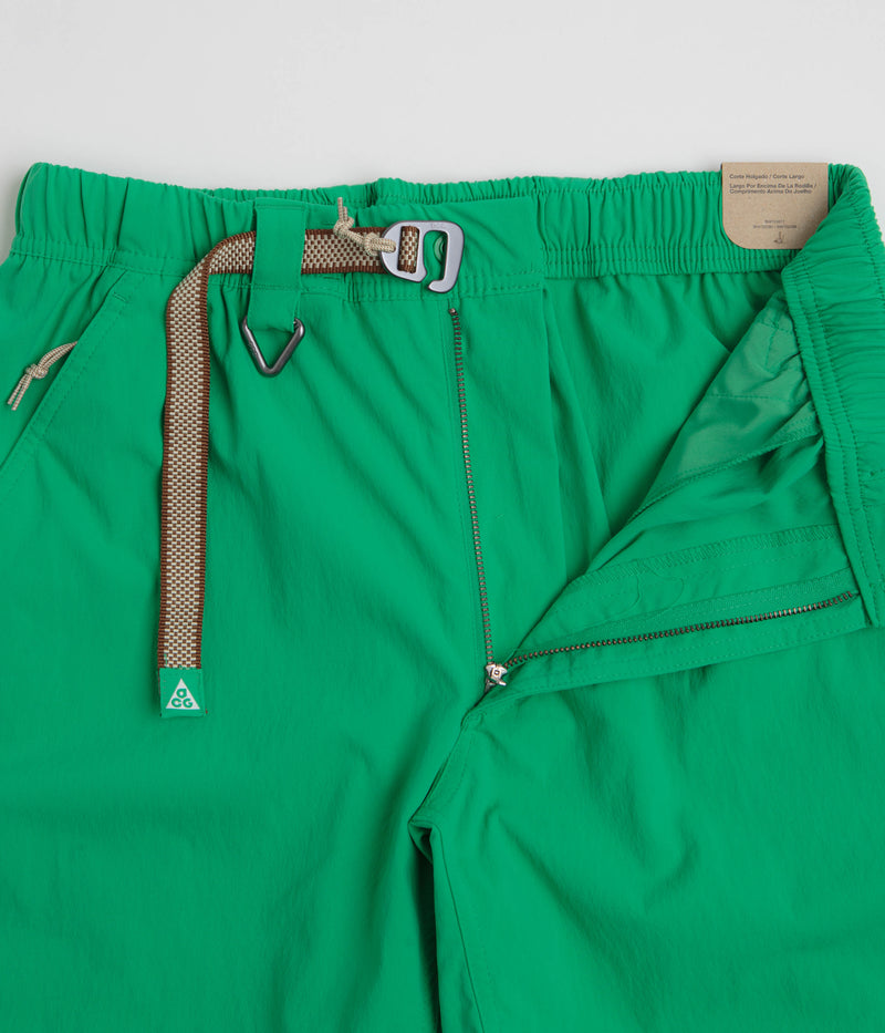 Nike ACG Hiking Shorts in Stadium Green and Summit White